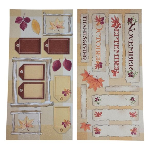 Close to My Heart Reflections Stickease X7051C Harvest Brown Fall Autumn NEW - Picture 5 of 6